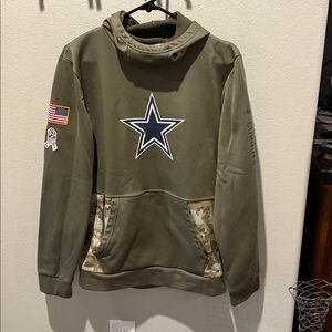 Nike / NFL Dallas Cowboy Salute to Service Olive Green Hoodie youth XL